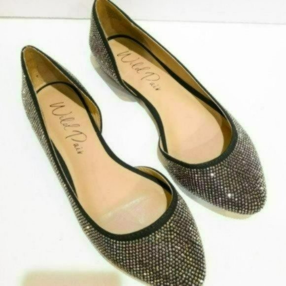 Wild Pair Mabel D'Orsay Flats -5.5 - Picture 7 of 8